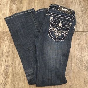 LA Idol bling pocket jeans